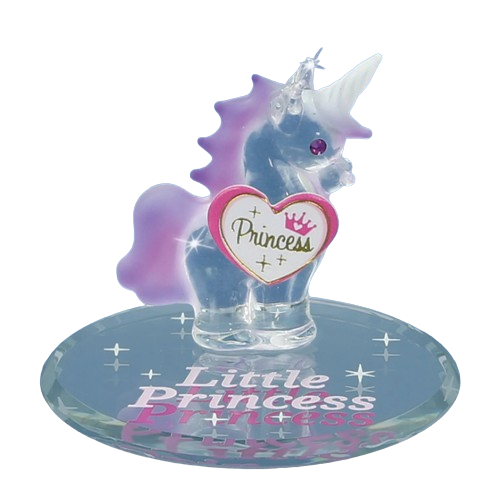 Purple Unicorn, Glass Princess Unicorn, Handcrafted Purple Magical Unicorn, Gift for Daughter, Christmas Gift, Unicorn Birthday Gift