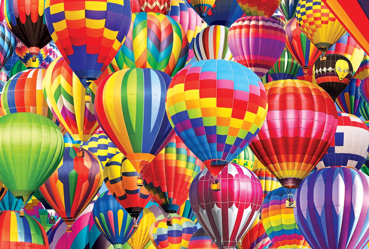 Cra-Z-Art Cra-Z-Difficult Hot Air Balloons 100 Piece Jigsaw Puzzle