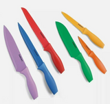 Kitchen Knife Set 12-Piece with Blade Guards, Multicolor Cuisinart