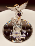 Angel By Your Side Figurine | Glass Faith Comfort Gift Décor