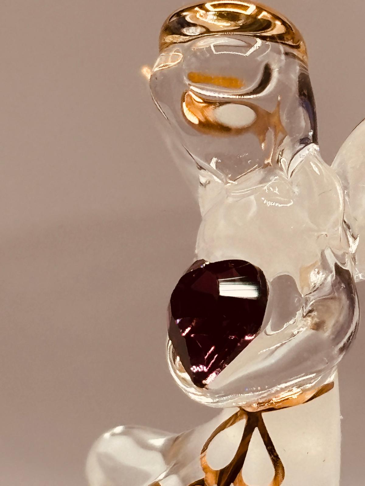 Angel By Your Side Figurine | Glass Faith Comfort Gift Décor