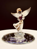 Angel By Your Side Figurine | Glass Faith Comfort Gift Décor