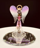 Inspirational angel figurine with Believe In Miracles message