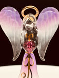 Angel “Believe In Miracles” Figurine | Glass Faith Gift Décor