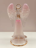 Guardian Angel Bell Figurine | Glass Angel Faith Gift Décor