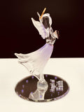 Angel of Faith Figurine | Glass Angel with Purple Crystal Heart