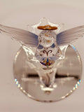 Angel with Star Handcrafted Glass Figurine Gift of Faith