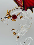 Dragon Glass Figurine | Fantasy Display Collectible Home Décor