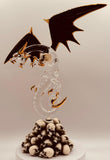 Skull Crusher Dragon Figurine | Fantasy Display Collectible Décor