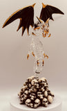 Skull Crusher Dragon Figurine | Fantasy Display Collectible Décor