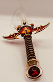 Dragon Slayer Sword Figurine | Handcrafted Glass Sword Fantasy Décor