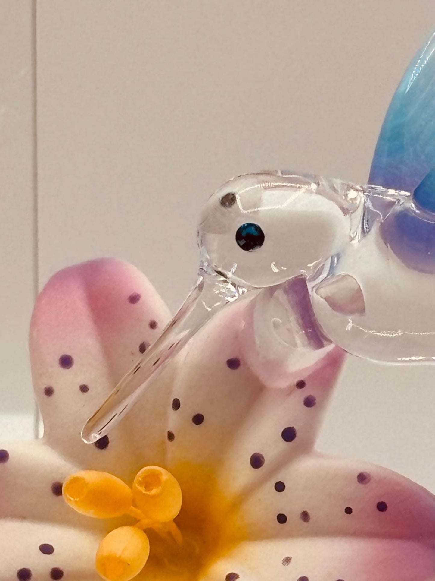 Mom Hummingbird Glass Figurine Mothers Day Gift Appreciation Decor