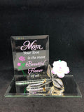 Mothers Day Gift, Flower for Mom, Rose Figurine, Handcrafted Figurine, Gift for Mom, Grandma Gift