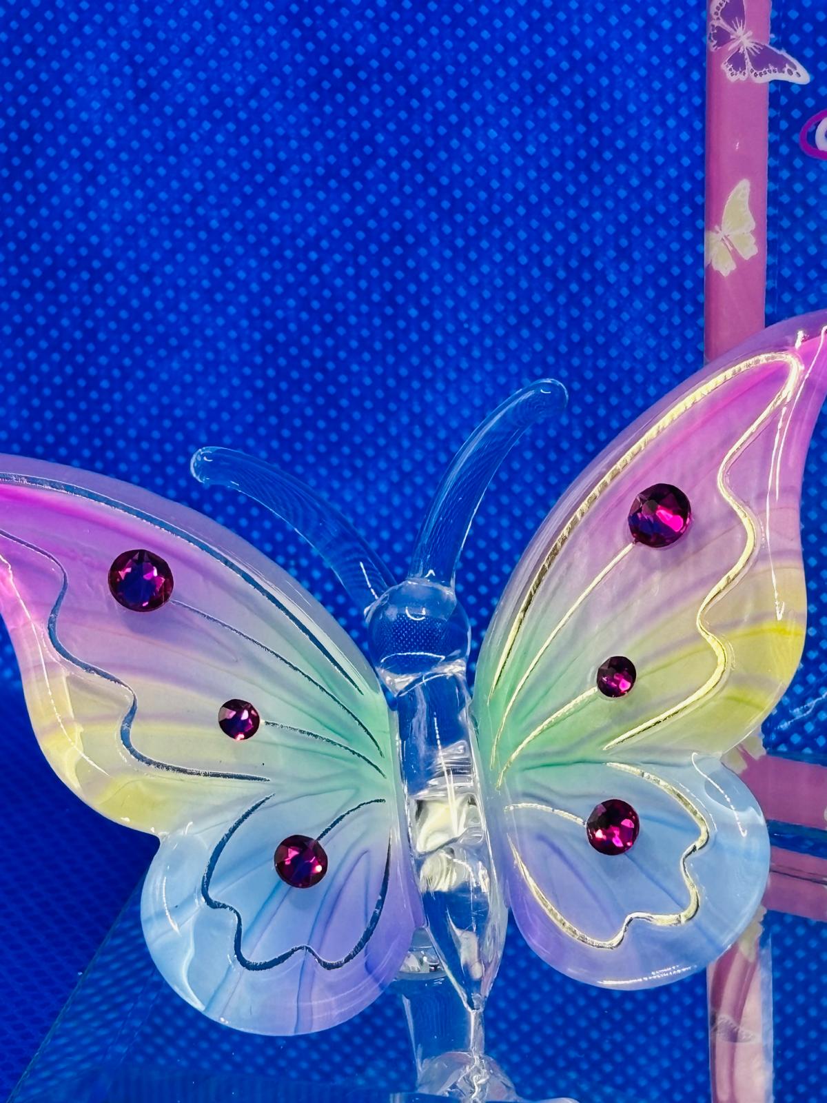 Butterfly Friend Gift Glass Figurine Meaningful Friendship Decor