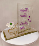 Garden of Life Mom Rose Figurine Handcrafted Glass & Porcelain Gift