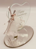 Anniversary Bells Figurine Handcrafted Glass Gift for True Love