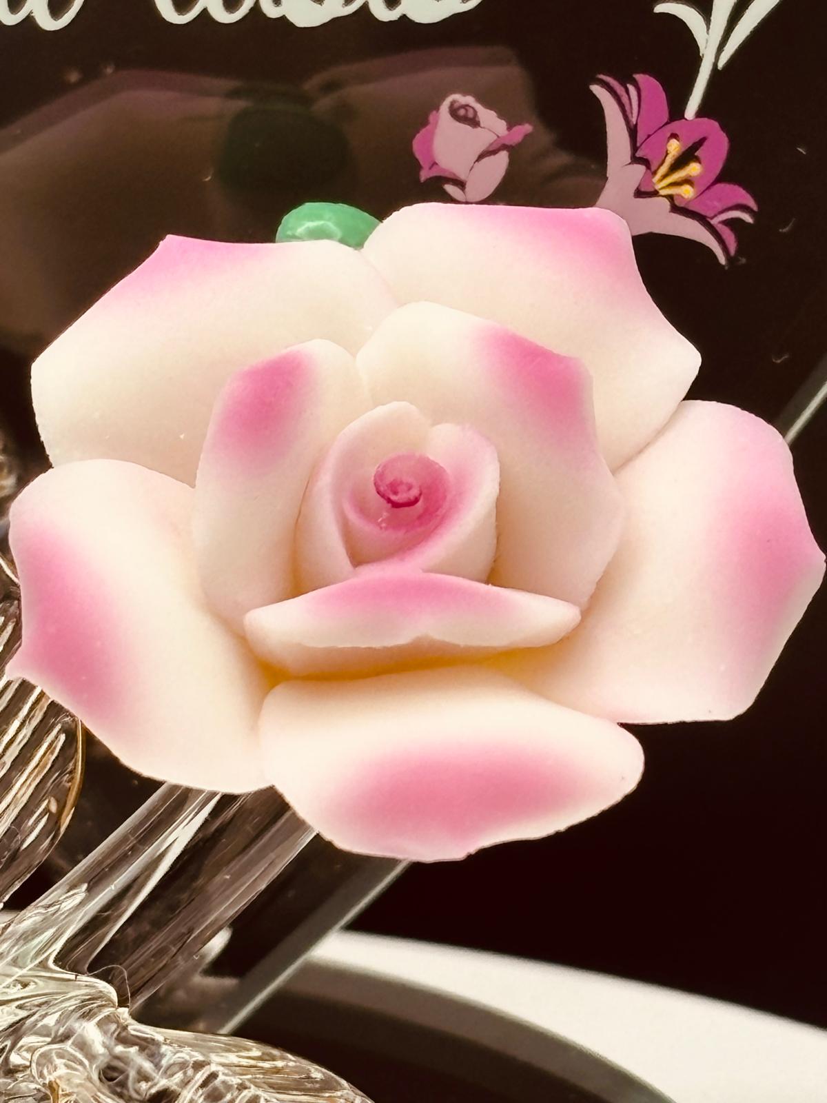 Grandma Rose Figurine | Handcrafted Glass Gift for Grandma
