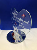 Handmade Swans Glass Figurines Wedding Gift, Anniversary Gift, Gift for Wife, Mother's Day