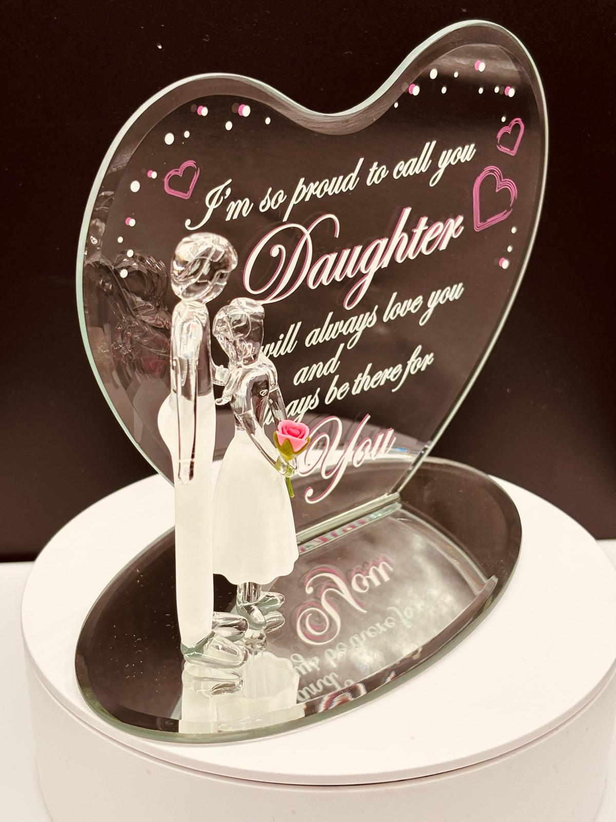 Gift for Daughter from Dad | Father Daughter Love Figurine Decor