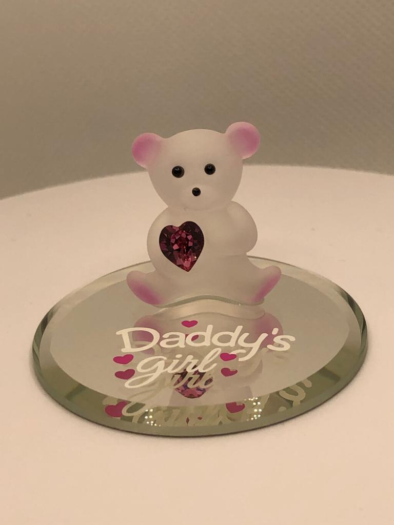 Glass Baron Daddy's Girl Heart Collectible Figurine