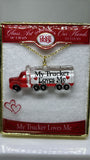My Trucker Loves Me Necklace | Truck Pendant Necklace Gift