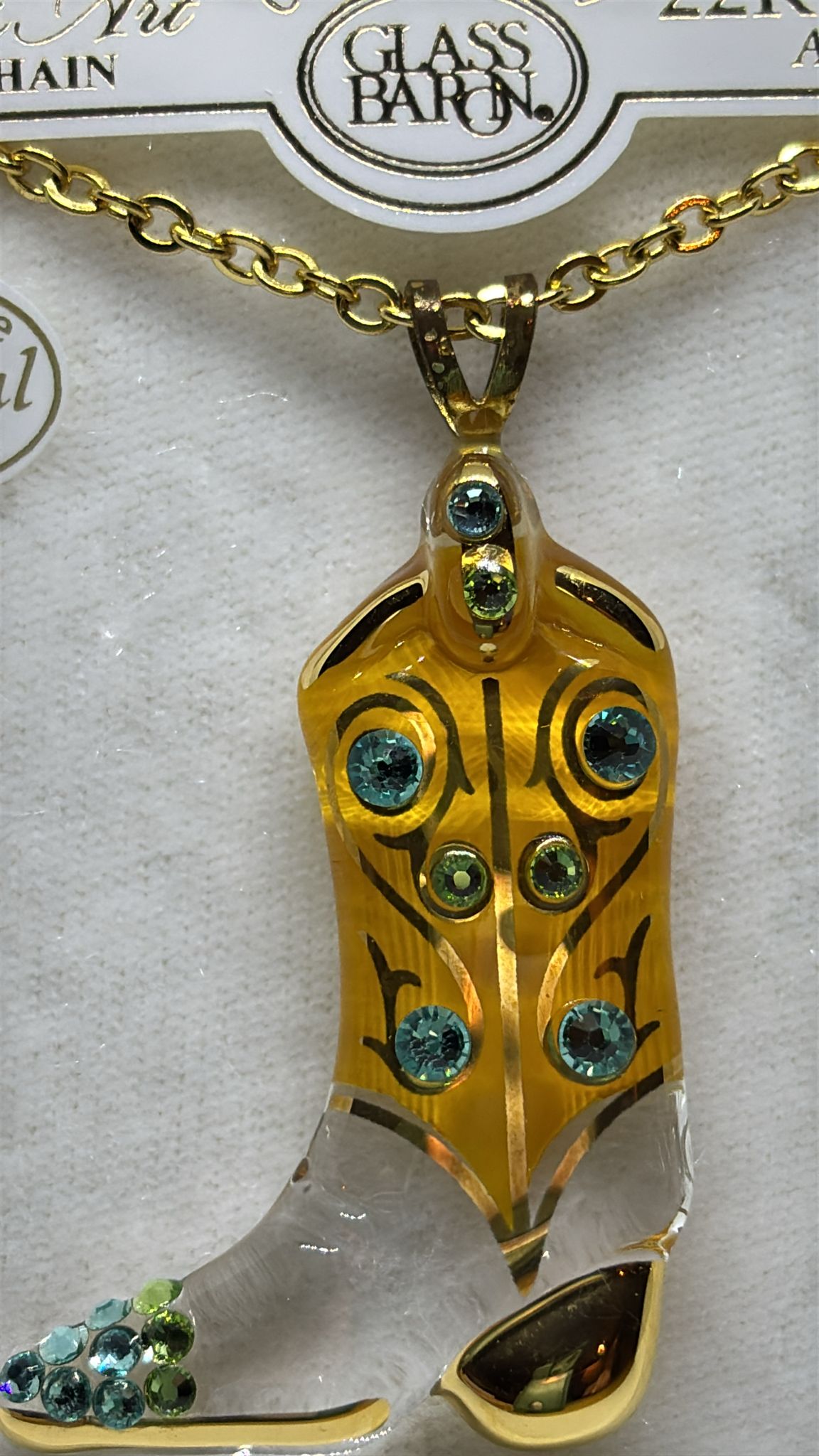 Kickin’ Country Boot Necklace | Western Boot Pendant Jewelry