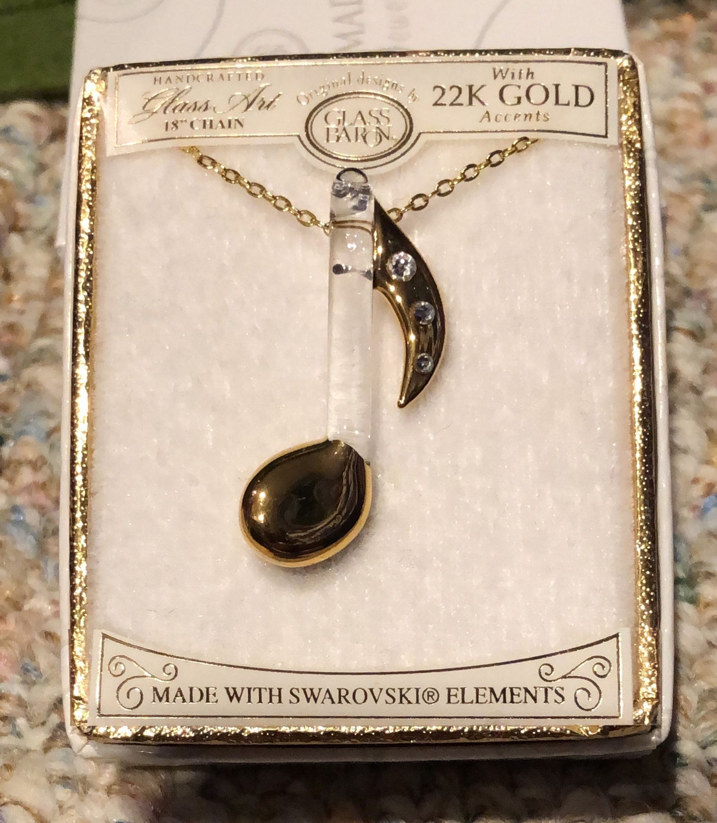 Gold Treble Clef Necklace, Music Note Necklace, Music Lover Gift, Musician Gift, Musician Necklace