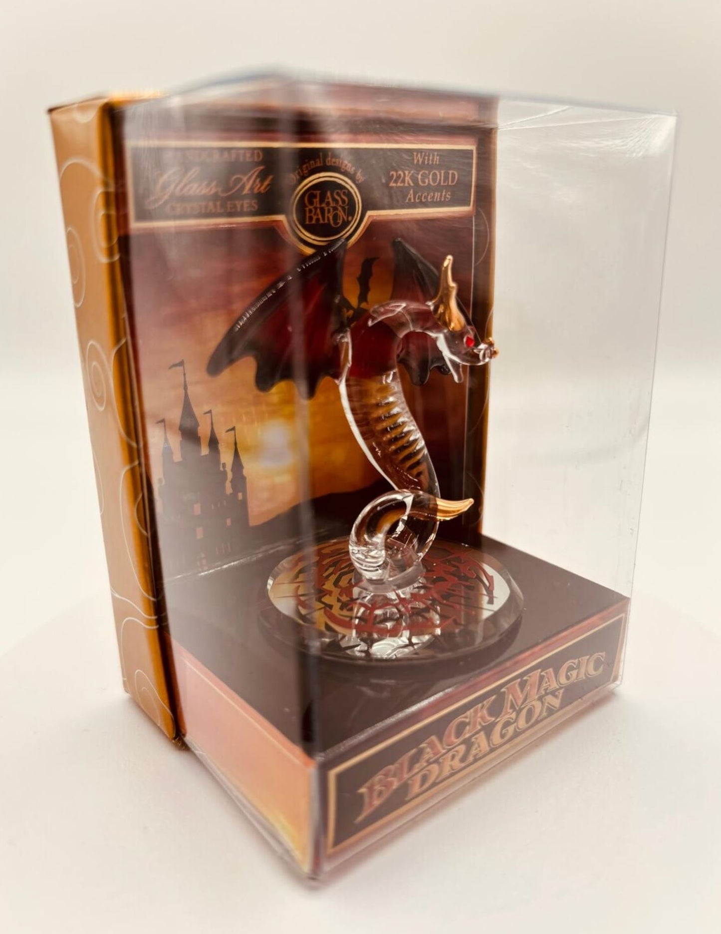 Black Magic Dragon Figurine | Fantasy Display Collectible Décor