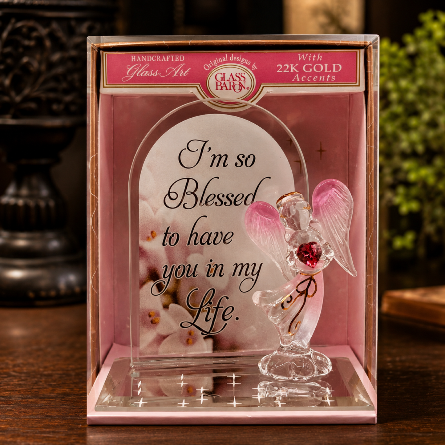 Angel “I’m Blessed” Figurine in Keepsake Box | Faith Gift & Inspirational Decor