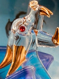 Midnight Terror Dragon Figurine | Handcrafted Glass Fantasy Collectible