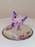 Butterfly “Love You” Figurine | Romantic Glass Display Collectible Décor