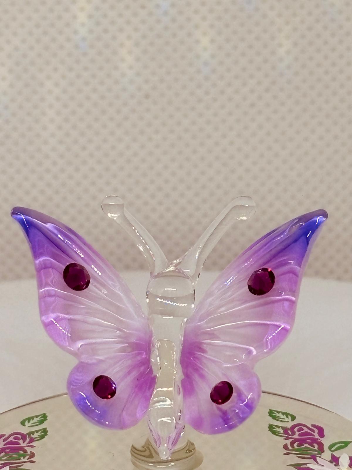 I Love You Mom Butterfly Figurine | Glass Butterfly Mother’s Day Gift