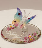 Butterfly I Love You Figurine | Handcrafted Glass Butterfly Collectible