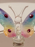 Butterfly I Love You Figurine | Handcrafted Glass Butterfly Collectible