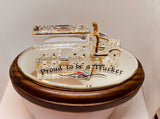 18 Wheeler Glass Truck Figurine Trucker Gift Semi Truck Decor Collectible