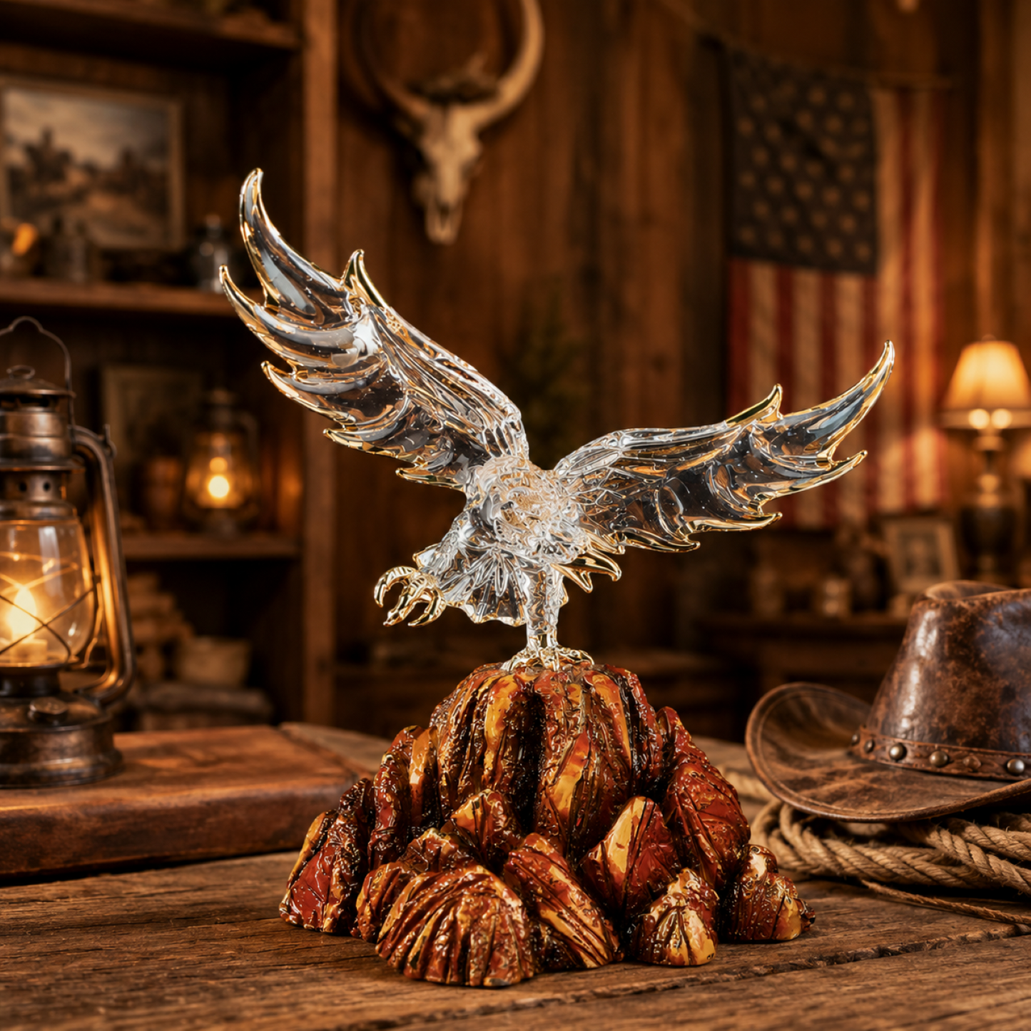 Eagle Figurine Gift American Eagle Decor Patriotic Gift Home Decor