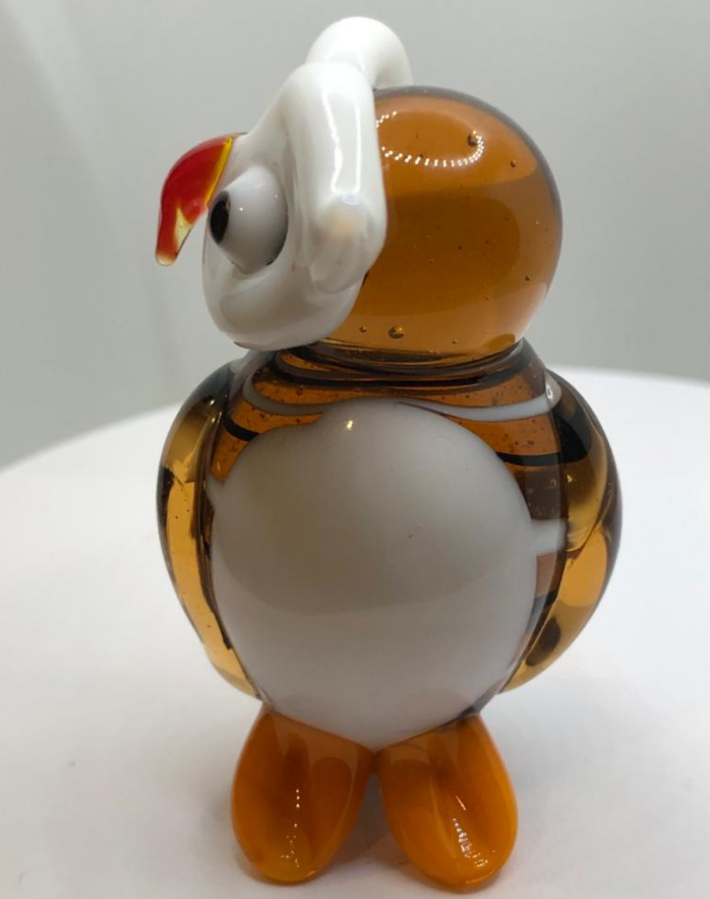 Milano Owl Art Glass Animals Handcrafted Collectible Figurine