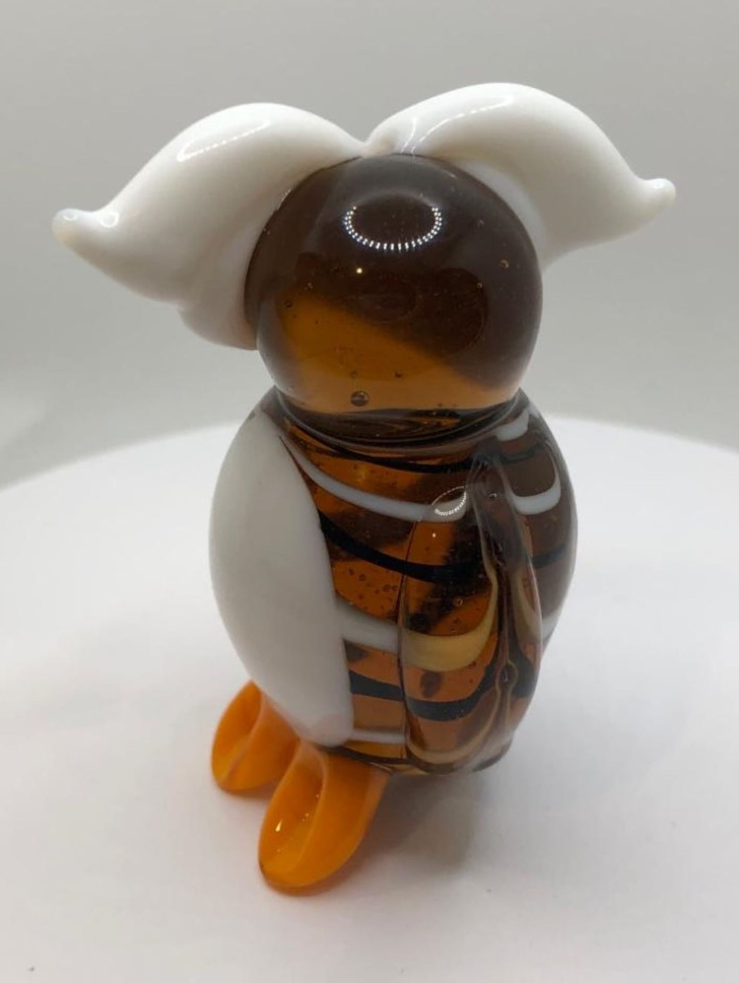 Milano Owl Art Glass Animals Handcrafted Collectible Figurine