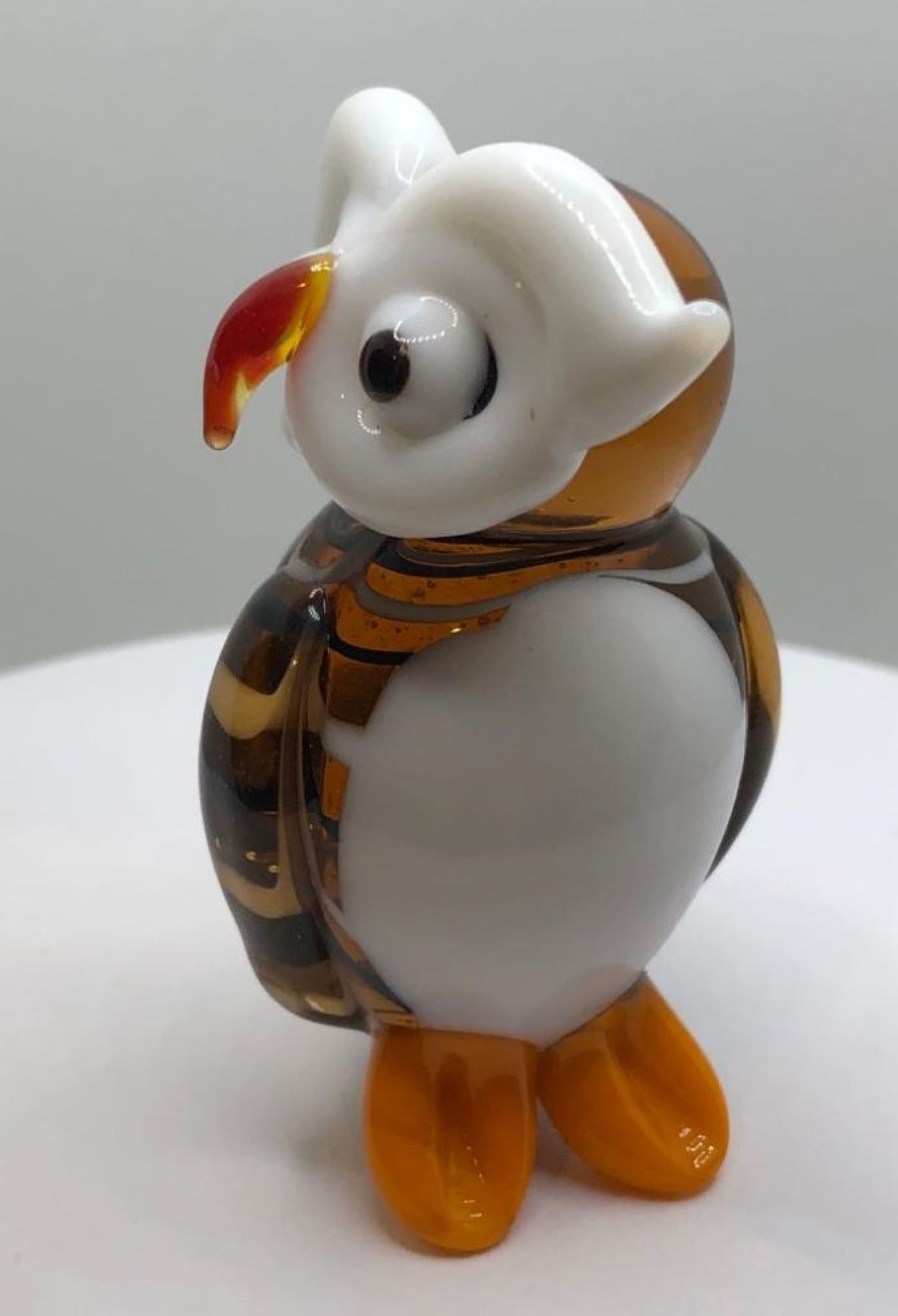 Milano Owl Art Glass Animals Handcrafted Collectible Figurine