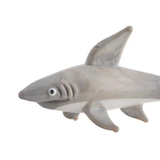 Milano Art Glass Shark Figurine Blown Glass Ocean Decor