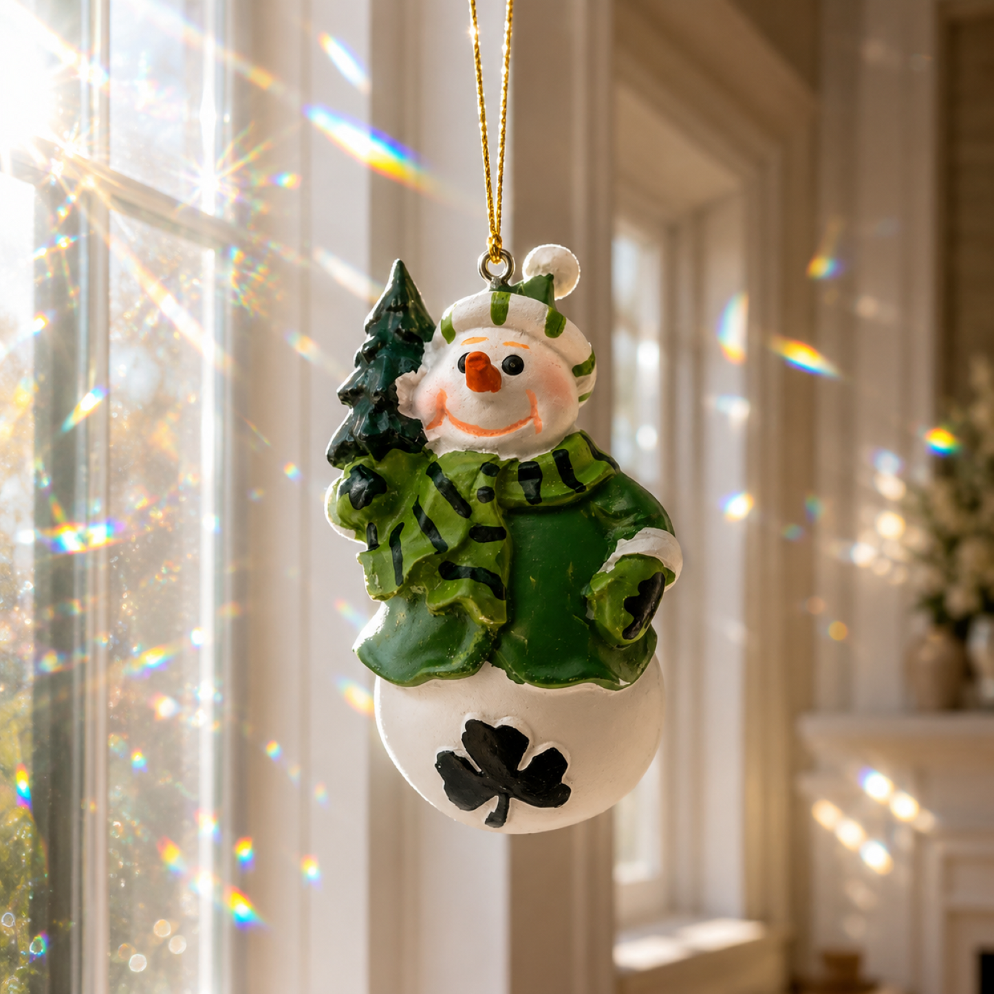 Snowman Christmas Ornament Resin Ornament – Snowman Tree Ornament, Christmas Tree Decoration, Holiday Ornament