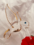 Hummingbird “I Love You” Glass Figurine | Romantic Rose Gift for Her