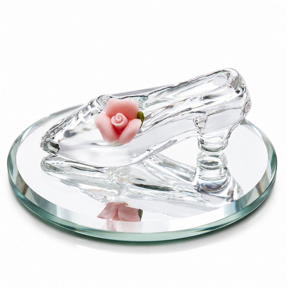 Cinderella Glass Slipper Collectible | Fairy Tale Display Figurine Décor