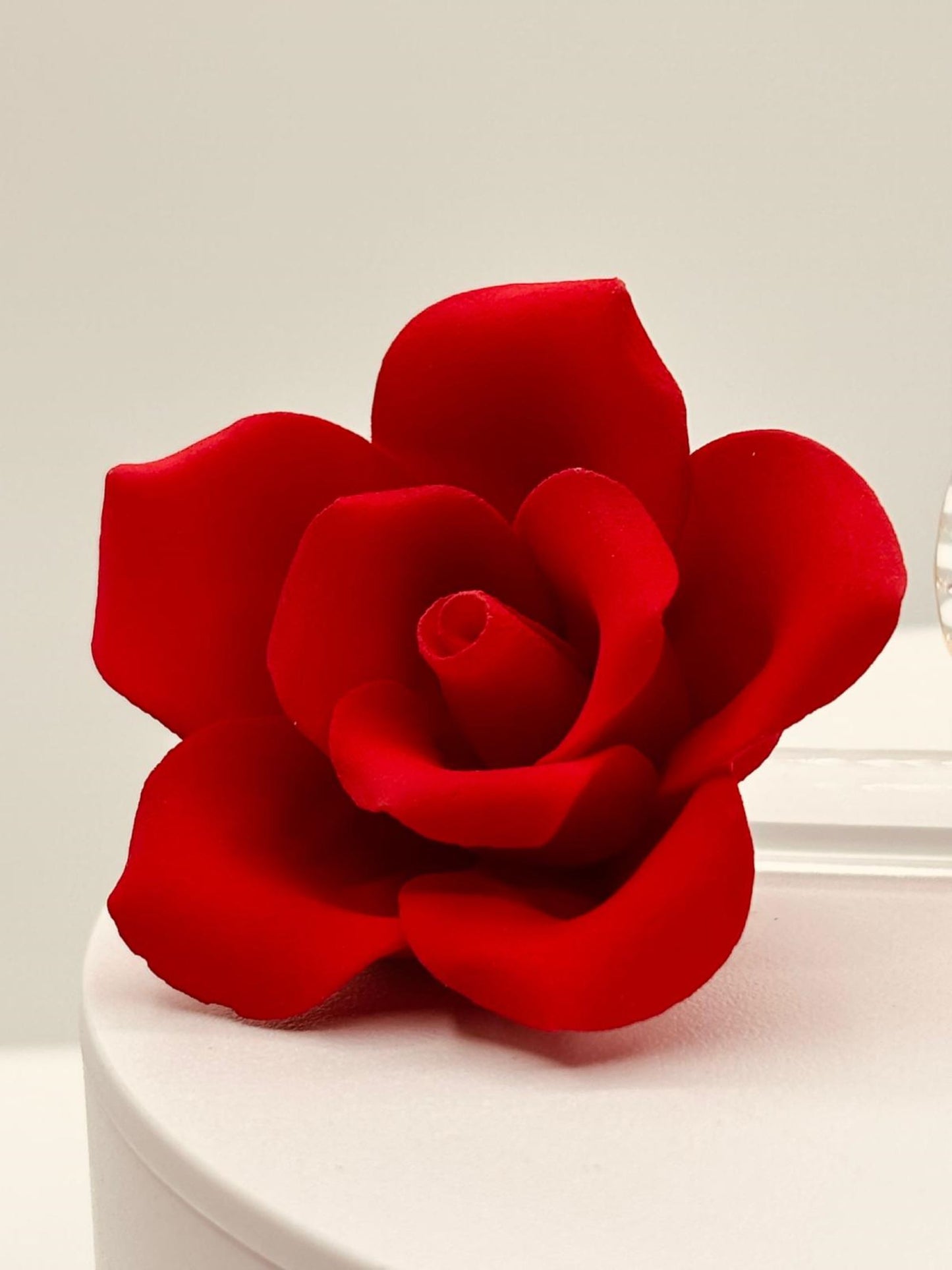 Red Rose “I Love You” Figurine | Glass Romantic Love Gift Décor