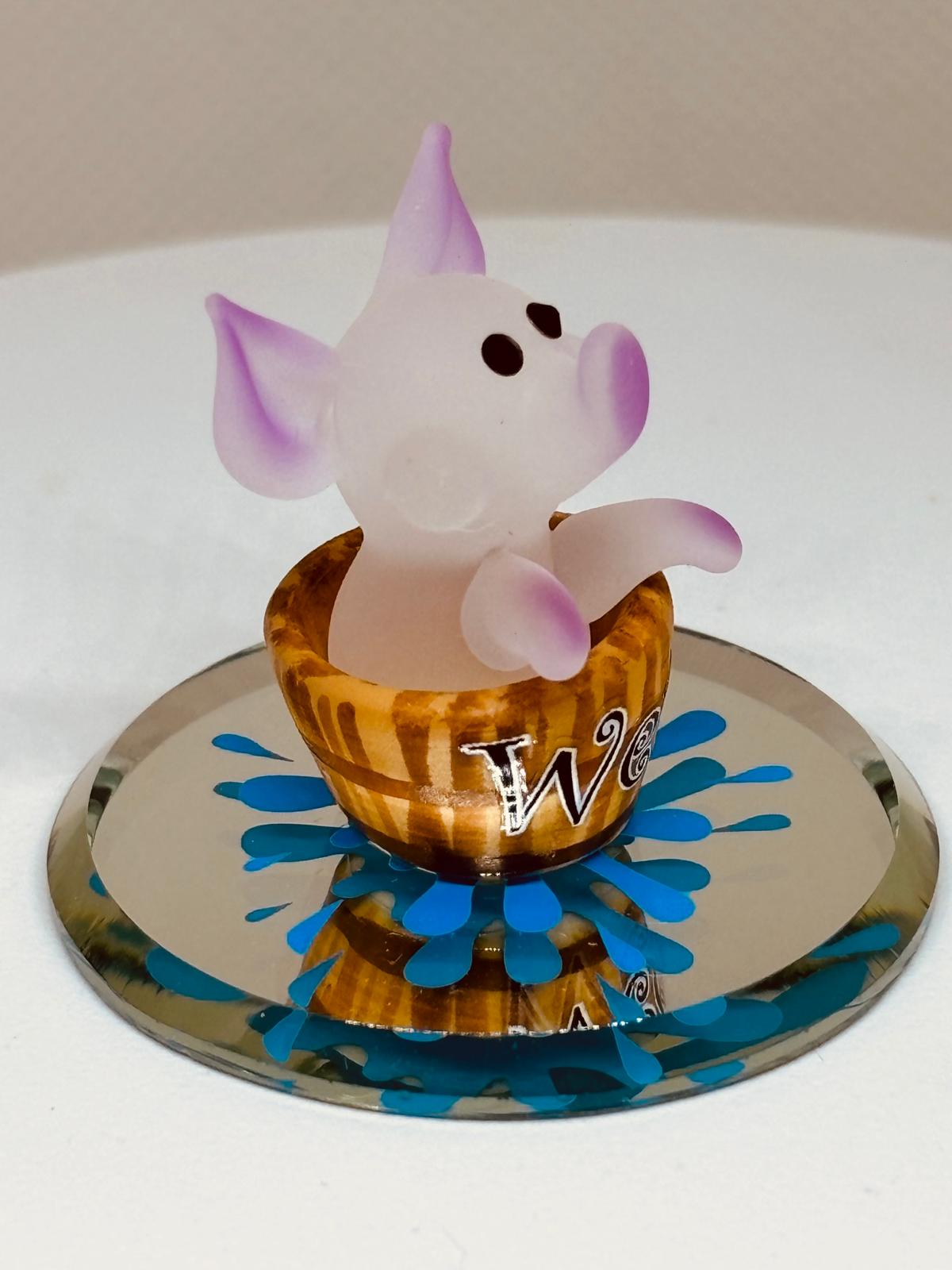 Wee Pig Figurine | Glass Farm Animal Collectible Décor Gift