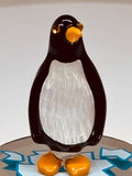 Glass Penguin Figurine | Handcrafted Penguin Home Decor Gift