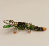 Lil Snapper Gator Glass Figurine | Alligator Collectible Decor & Gift
