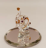 Elephant Glass Figurine | Good Luck Elephant Decor & Collectible Gift