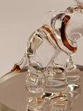 Elephant Glass Figurine | Good Luck Elephant Decor & Collectible Gift