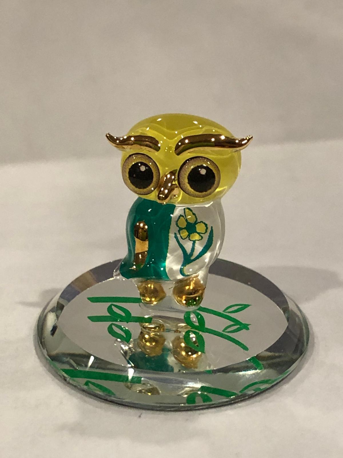 Handcrafted Owl Figurine, Owl Statue, Home Decor, Bird Figurine, Mother's day Gift, Gift for Owl Lovers